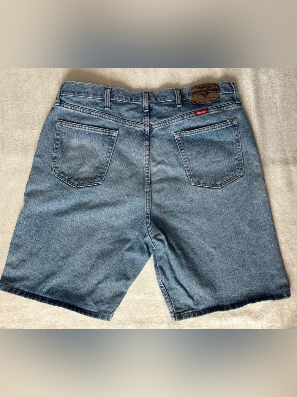 Vintage Wrangler Y2K  Jorks Baggy Men's Light Blue Relaxed Fit Denim Shorts
